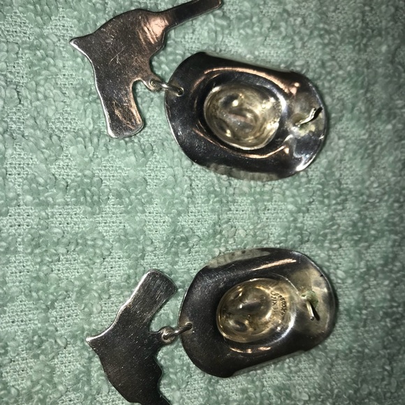 Solid sterling silver 925 earrings - Picture 4 of 5